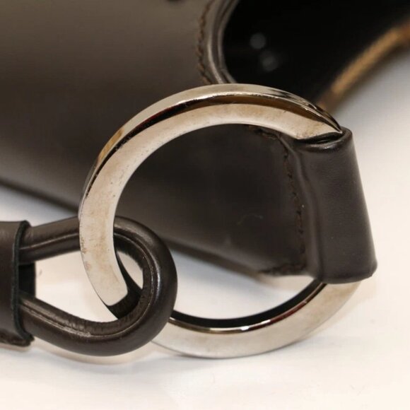 Gucci Horsebit Drawstring Hobo Canvas Leather Trim - Brown - Picture 16 of 16